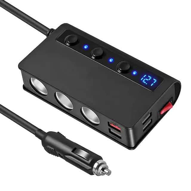 Multifunctional Car Charger Socket DailySale
