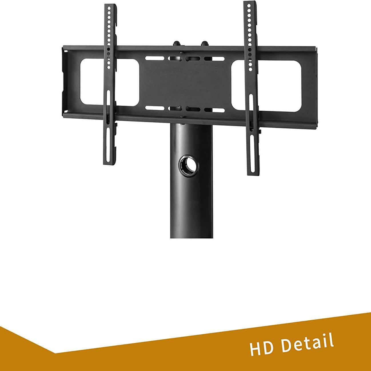 Multifunctional Tempered Glass Metal Frame Floor TV Stand DailySale