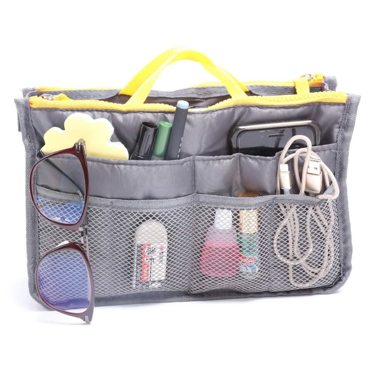 Multiple Pockets Cosmetic/Purse Organizer Bag DailySale