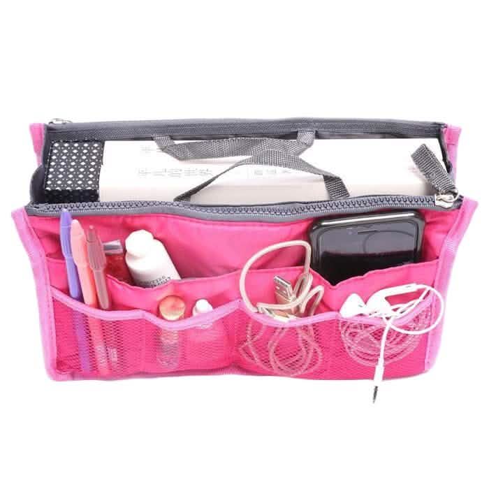 Multiple Pockets Cosmetic/Purse Organizer Bag DailySale