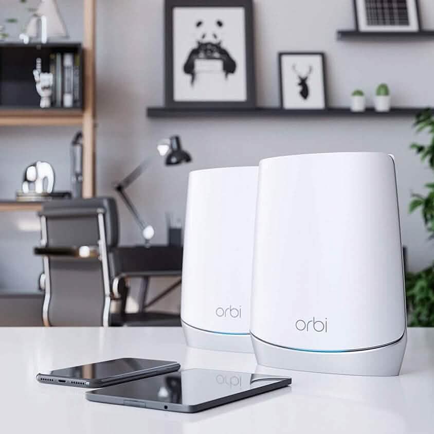 NETGEAR Orbi Whole Home Tri-band Mesh WiFi 6 System (RBK752) (Refurbished) DailySale