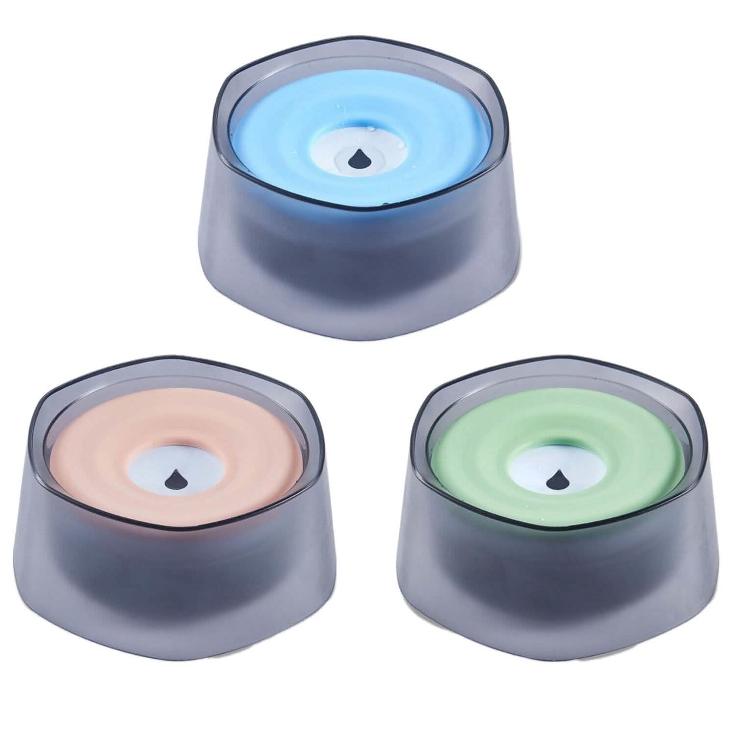 No Spill Dog Cat Water Bowl Spill Proof Slow Water Feeder DailySale