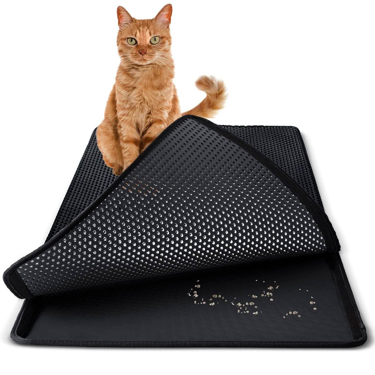 Non Slip Cat and Rabbit Litter Trap Mat for Litter Boxes DailySale