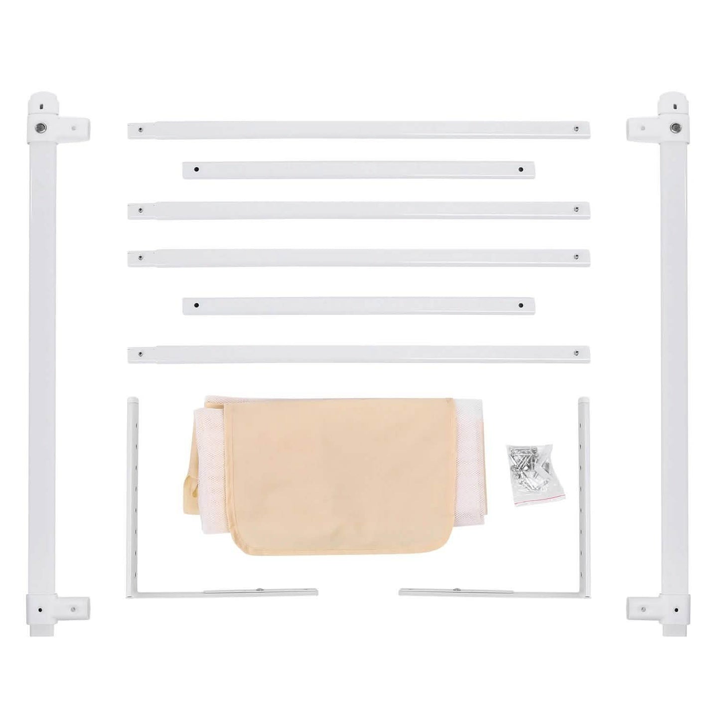 Odoland 70in Foldable Baby Toddler Safety Bed Rail Anti Falling Guard DailySale