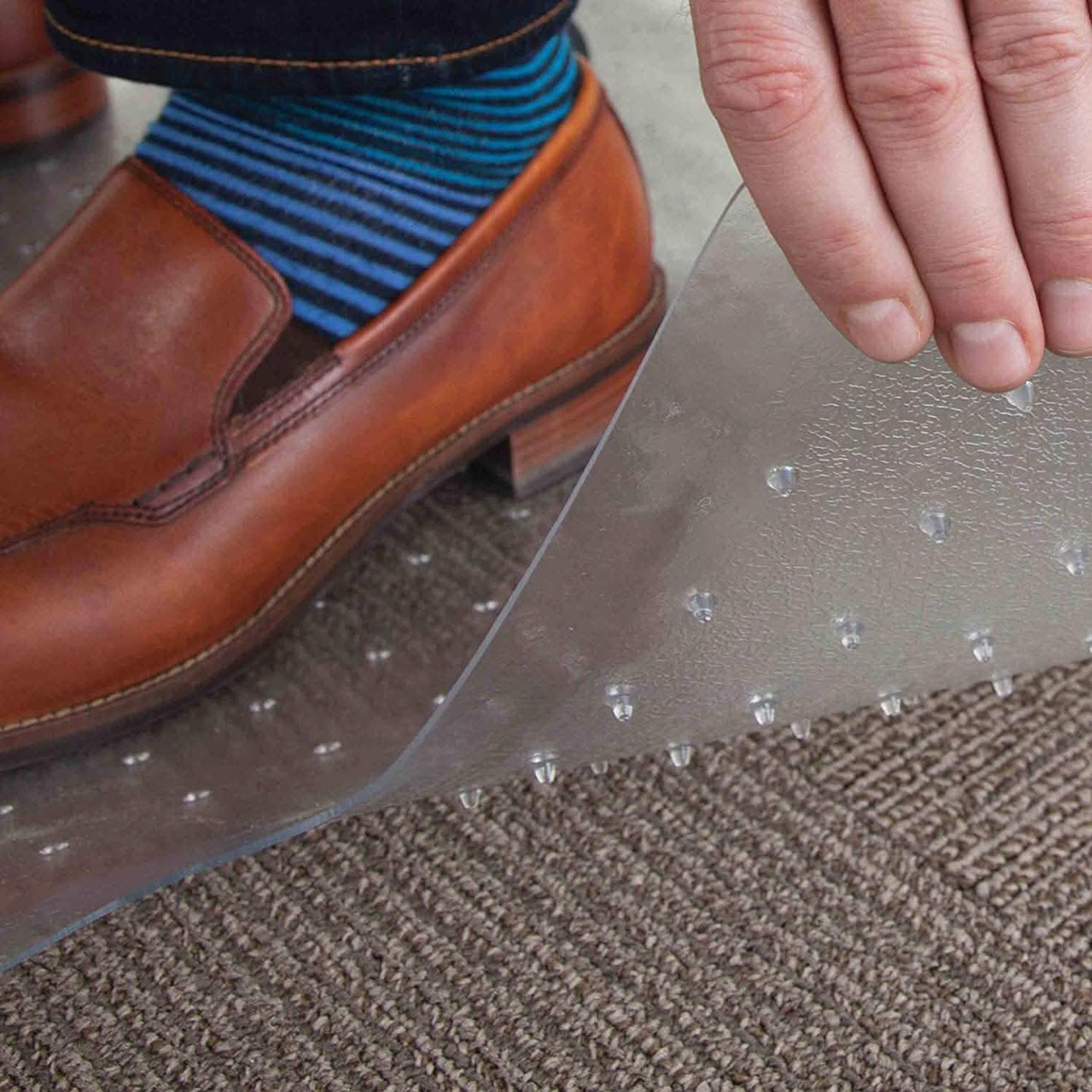OFM ESS Collection Chair Mat with Lip for Carpet DailySale