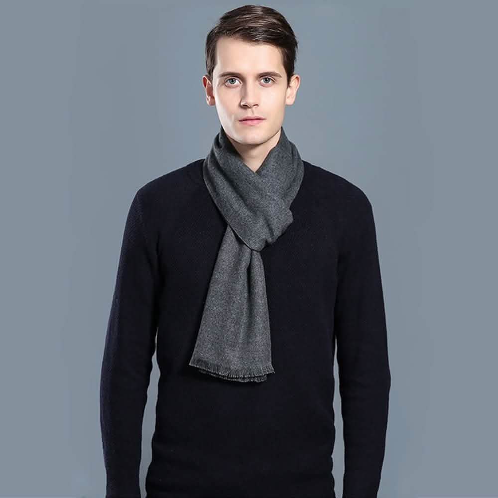 Ohayomi Mens Winter Cashmere Fashion Formal Soft Scarves DailySale