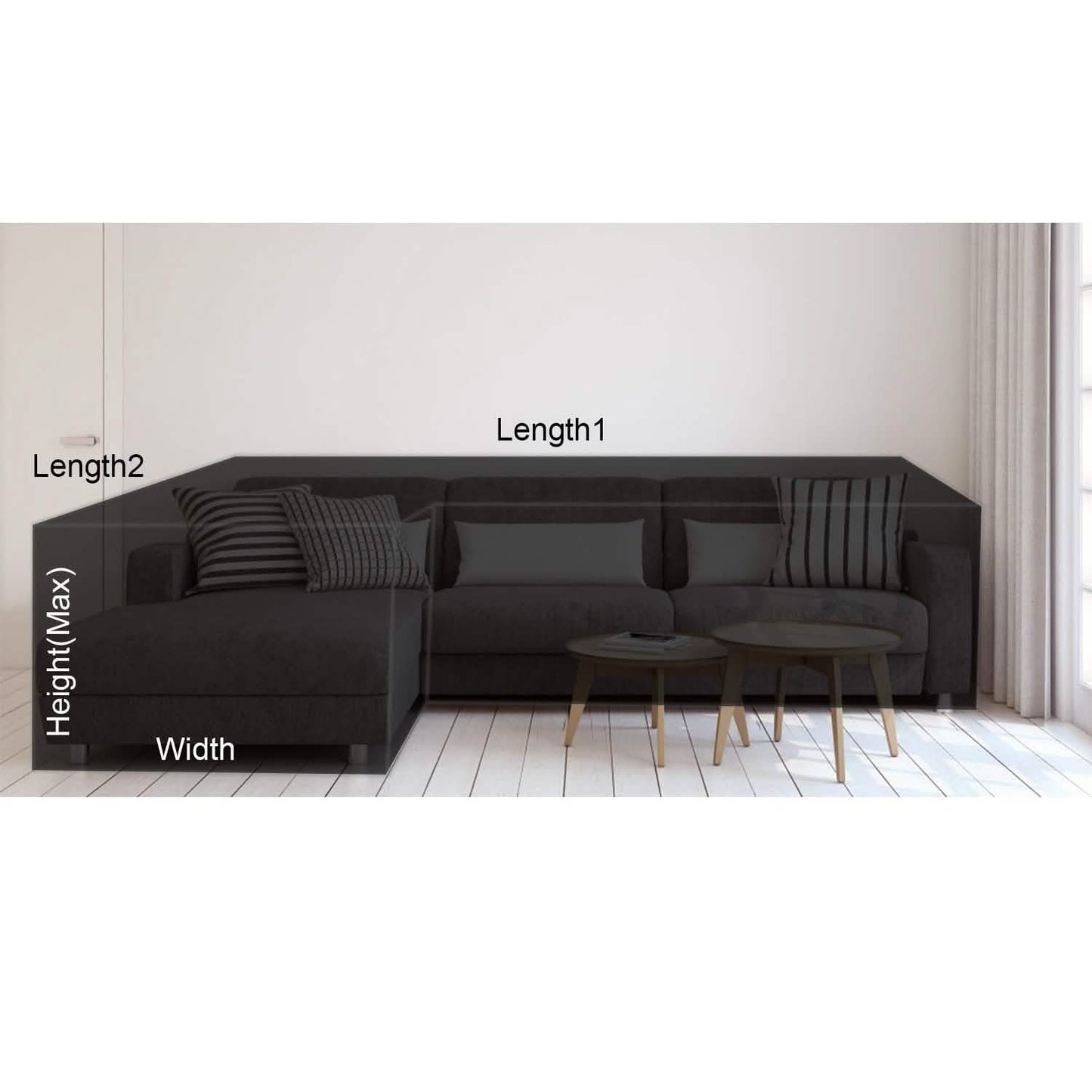 Outdoor L Shape Sofa Covers Water Resistant DailySale