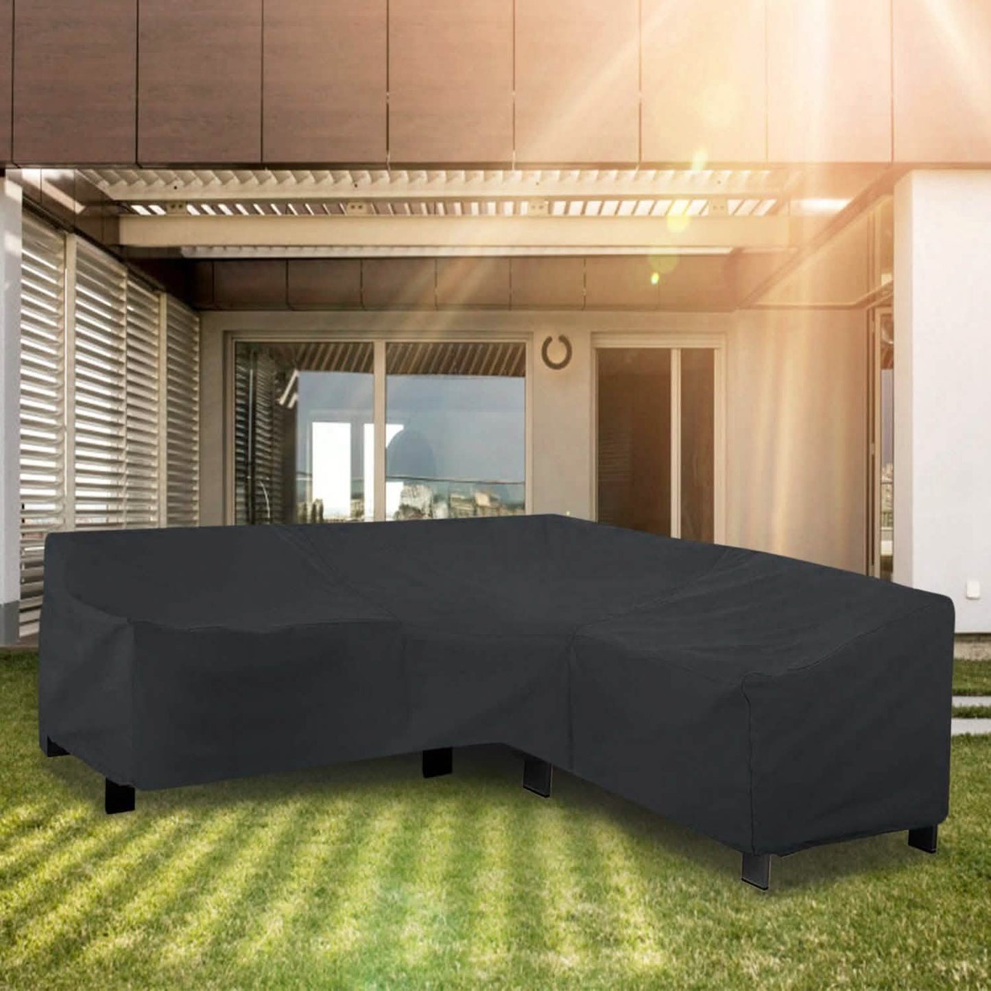 Outdoor L Shape Sofa Covers Water Resistant DailySale