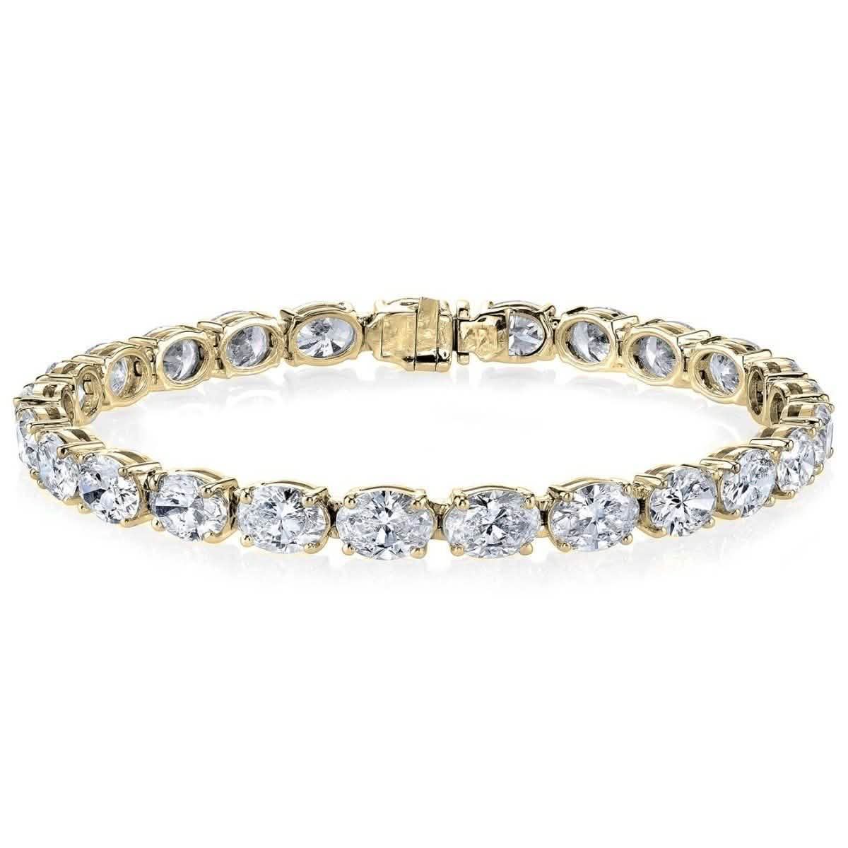 Oval Tennis Bracelets Made With Swarovski Elements DailySale