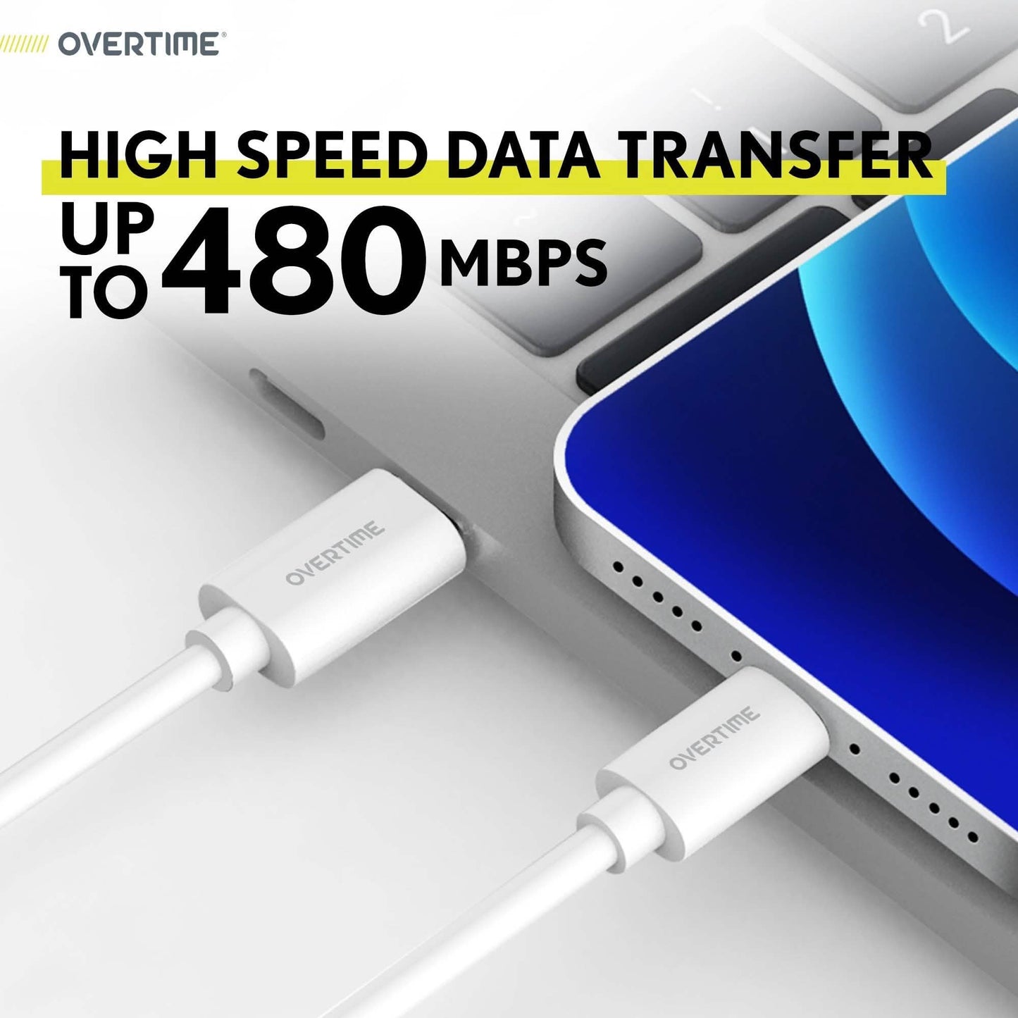 Overtime Extra Long 10ft USB C to USB C Charging Cord DailySale