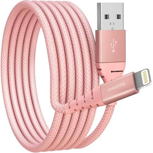 Overtime iPhone MFi Certified 10ft Smart Charging USB A to Lightning Cable DailySale