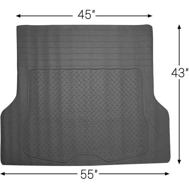 OxGord WeatherShield HD Heavy Duty Rubber Trunk Cargo Liner Floor Mat DailySale