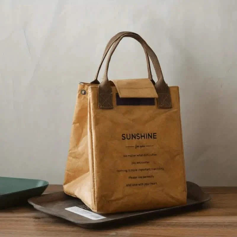 Paper Bento Bag Waterproof And Oilproof Insulation Bag DailySale