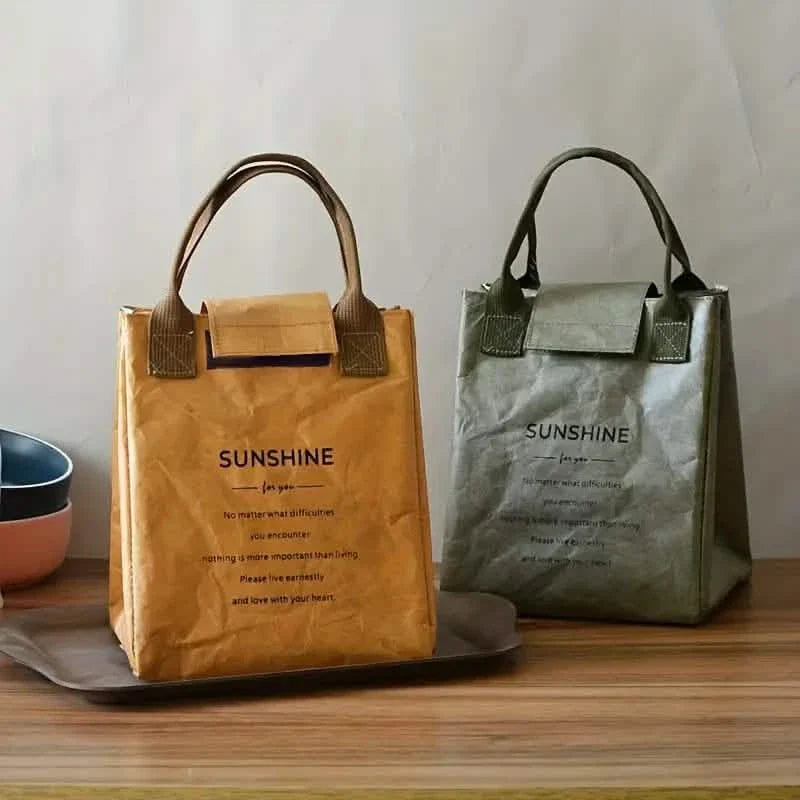 Paper Bento Bag Waterproof And Oilproof Insulation Bag DailySale