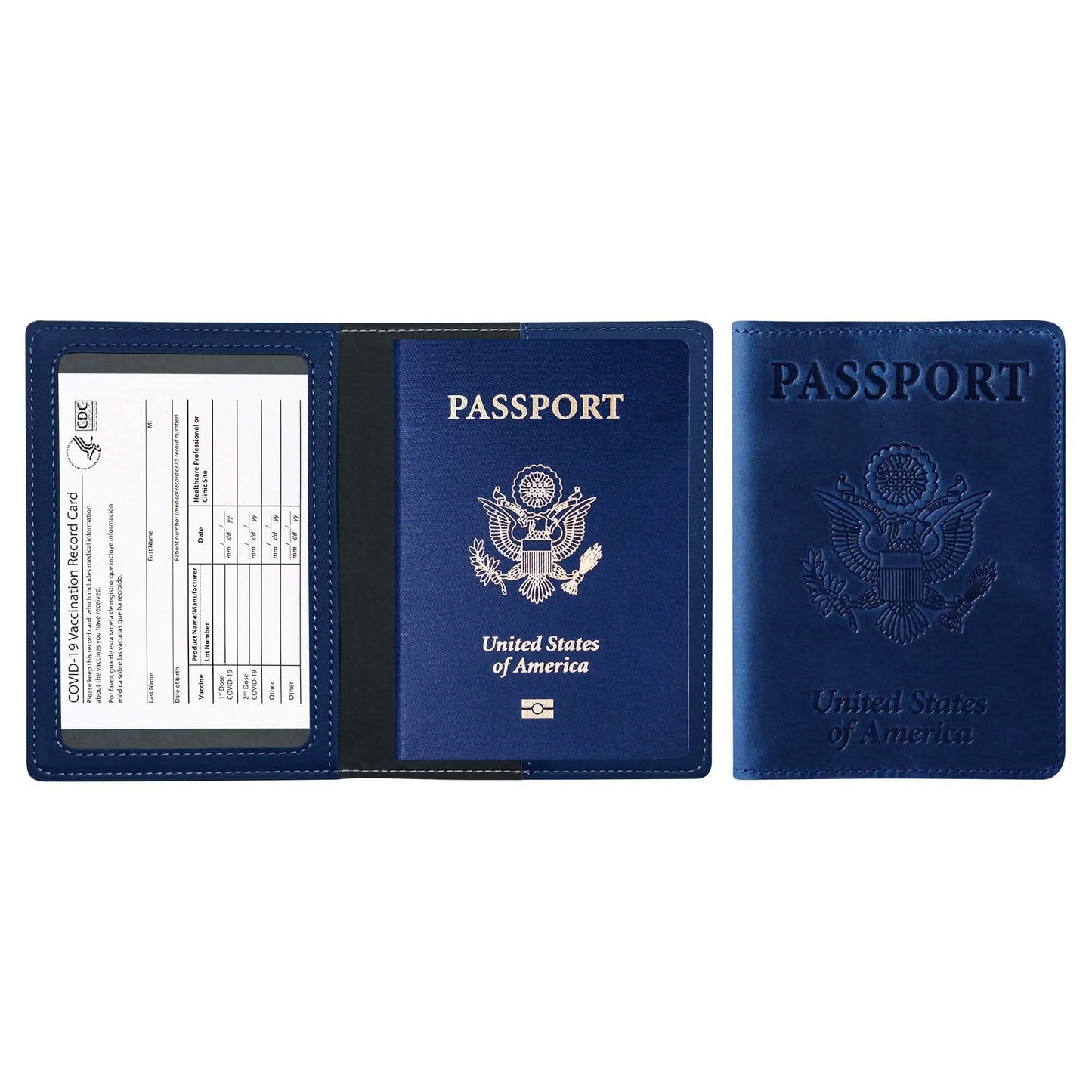 Passport Holder with Vaccination Card Protector DailySale