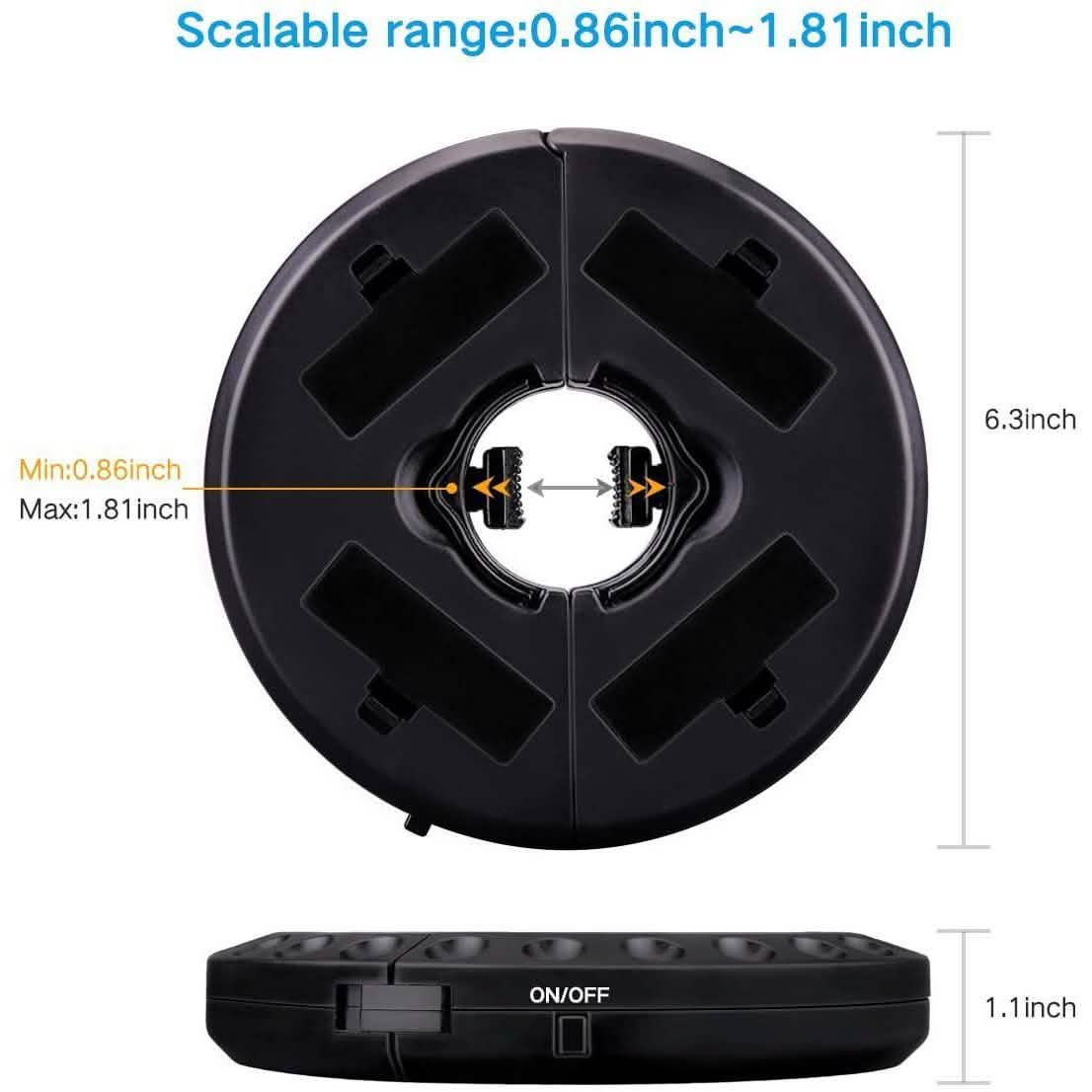 Patio Umbrella Light 3 Brightness Modes Cordless 28 LED Lights DailySale