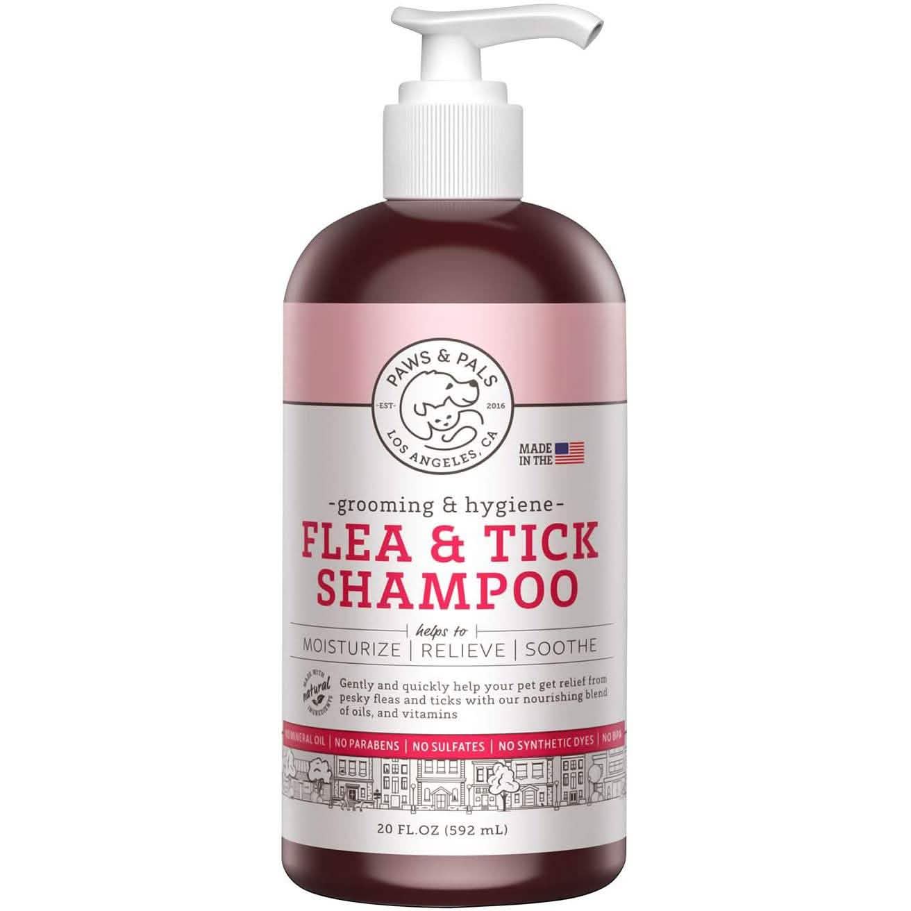Paws & Pals Flea and Tick Shampoo for Dogs & Cats DailySale