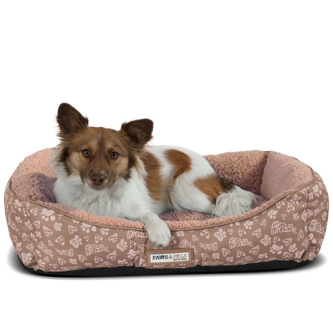 Paws & Pals Print Pet Bed DailySale