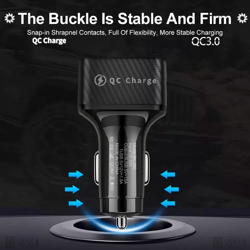 PBG LED 6-Port Car Charger Charge DailySale