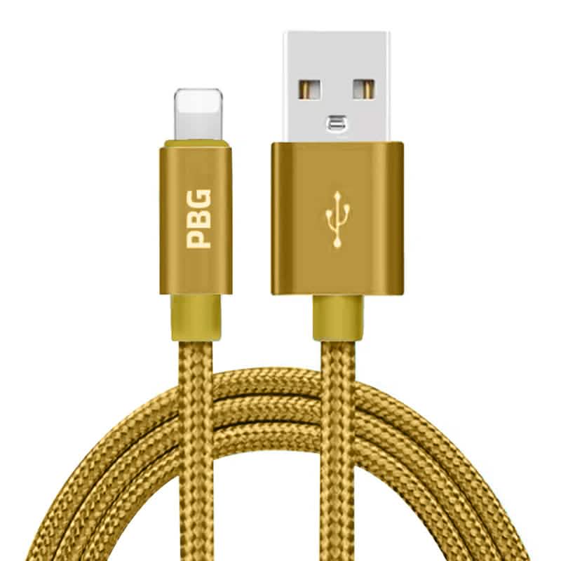 PBG XL 10Ft. Lightning Cable's Nylon Woven Protection DailySale