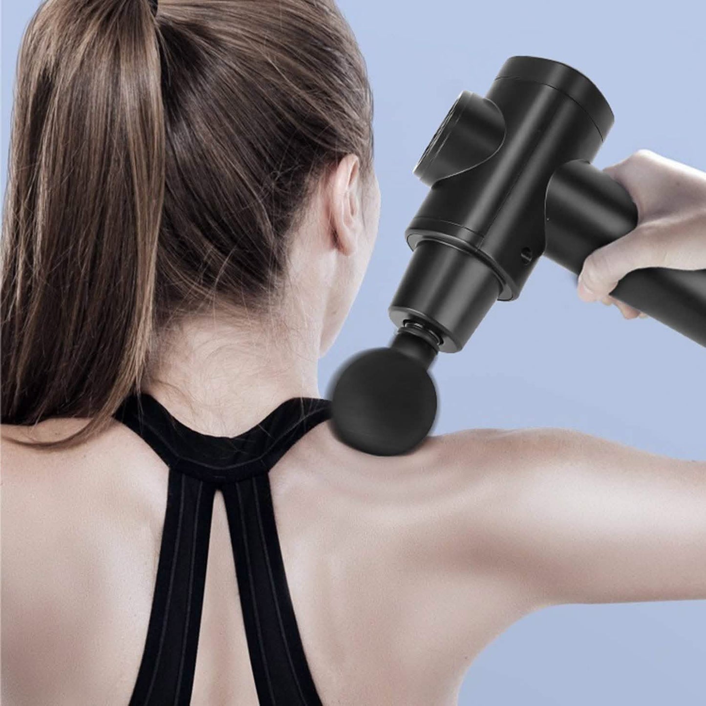 Percussion Digital Display Rechargeable Deep Tissue Vibration Massage Gun DailySale