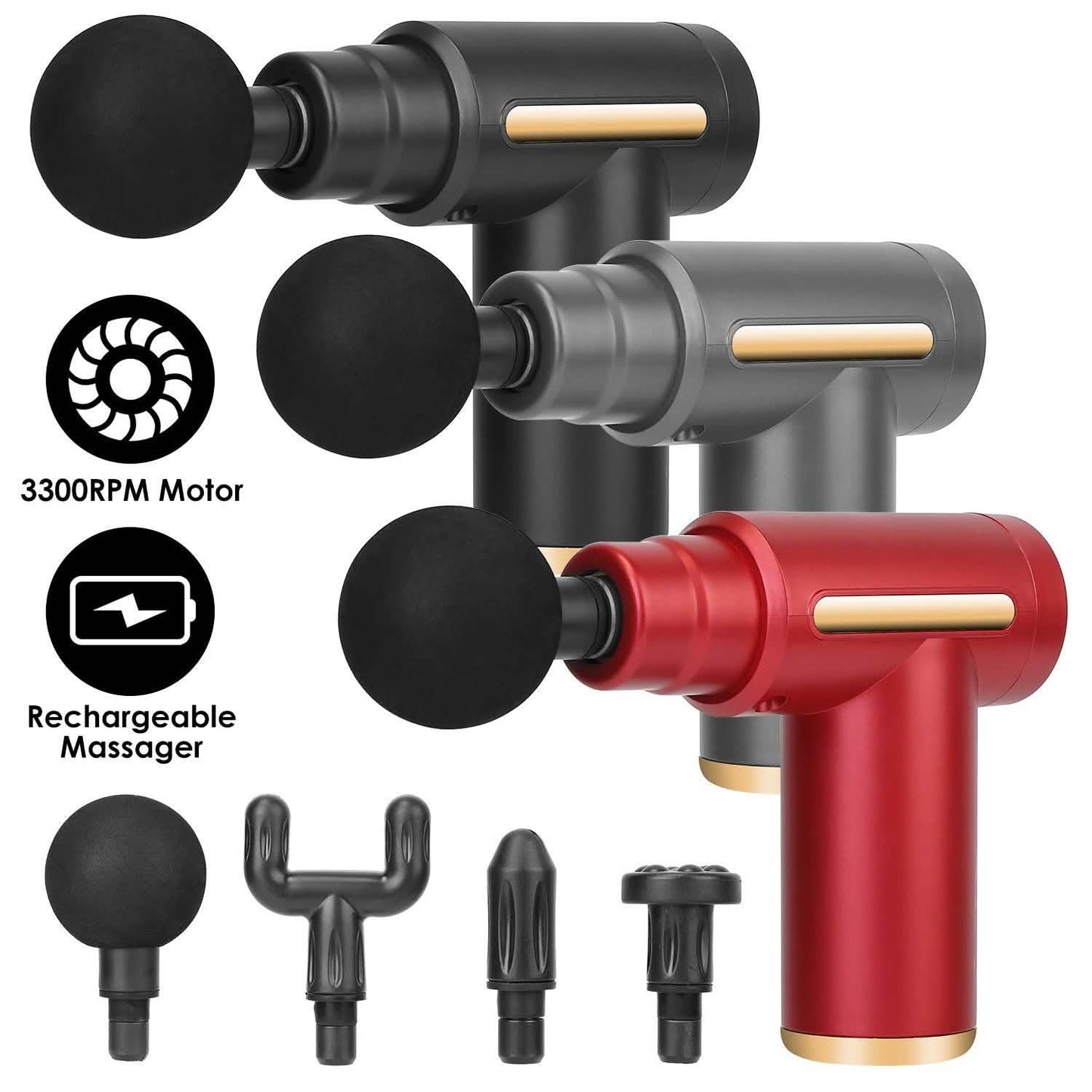 Percussion Rechargeable Massage Gun DailySale