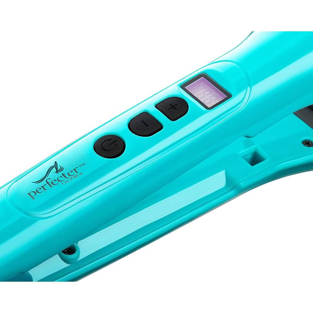 Perfecter Flat Iron Hair Straightener & Hot Round Brush 2-in-1 DailySale