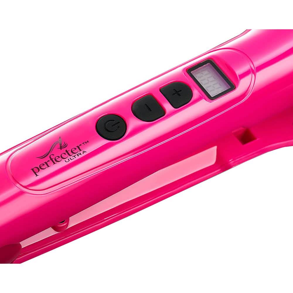 Perfecter Flat Iron Hair Straightener & Hot Round Brush 2-in-1 DailySale