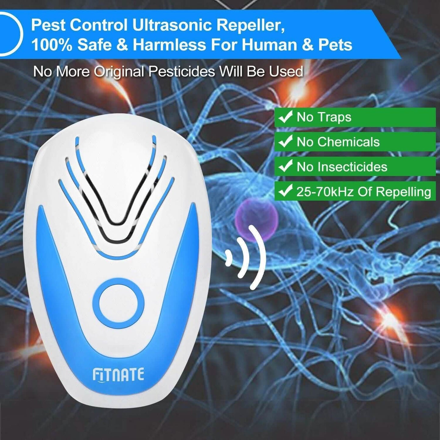 Pest Control Ultrasonic Pest Repeller DailySale