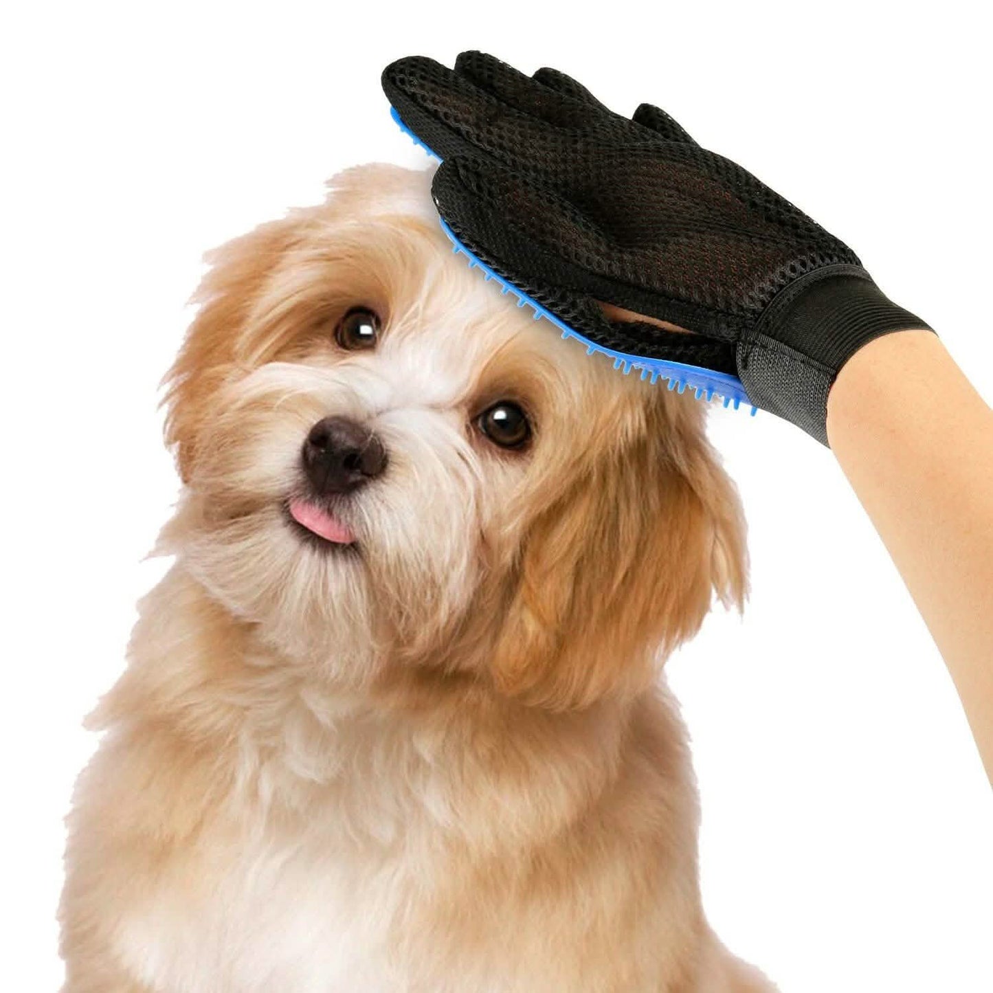 Pet Hair Brush Dog Cat Comb Gloves Grooming Remover Mitt Fur Massage DeShedding DailySale