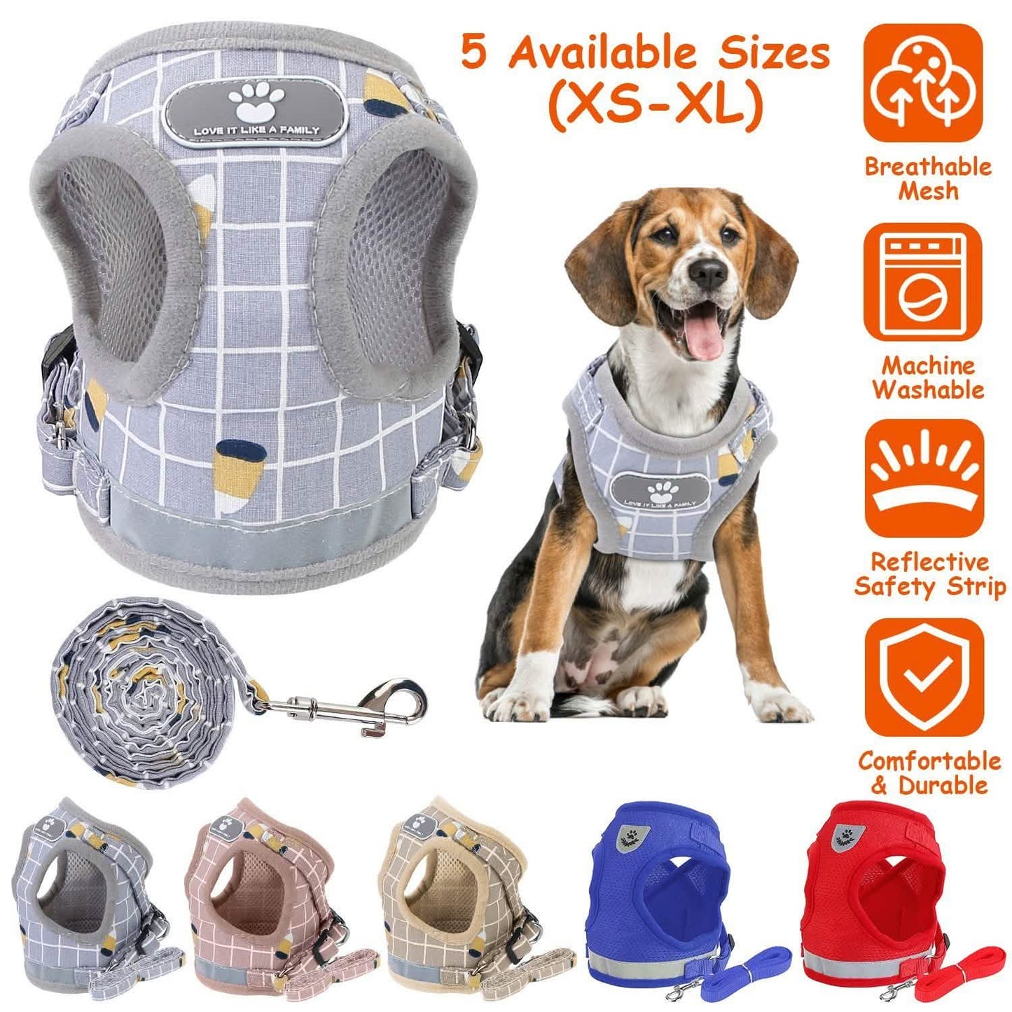 Pet Mesh Harness Dog Leash Puppy Vest DailySale