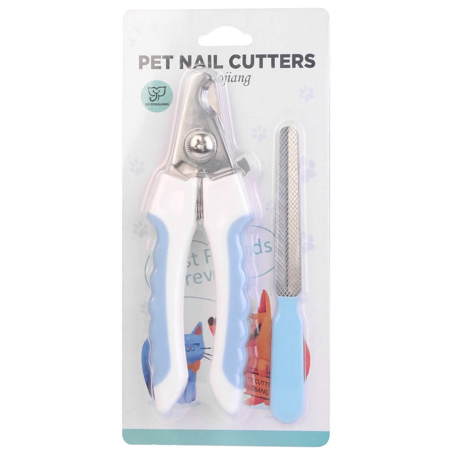 Pet Nail Toe Stainless Steel Trimmer with Nail File DailySale
