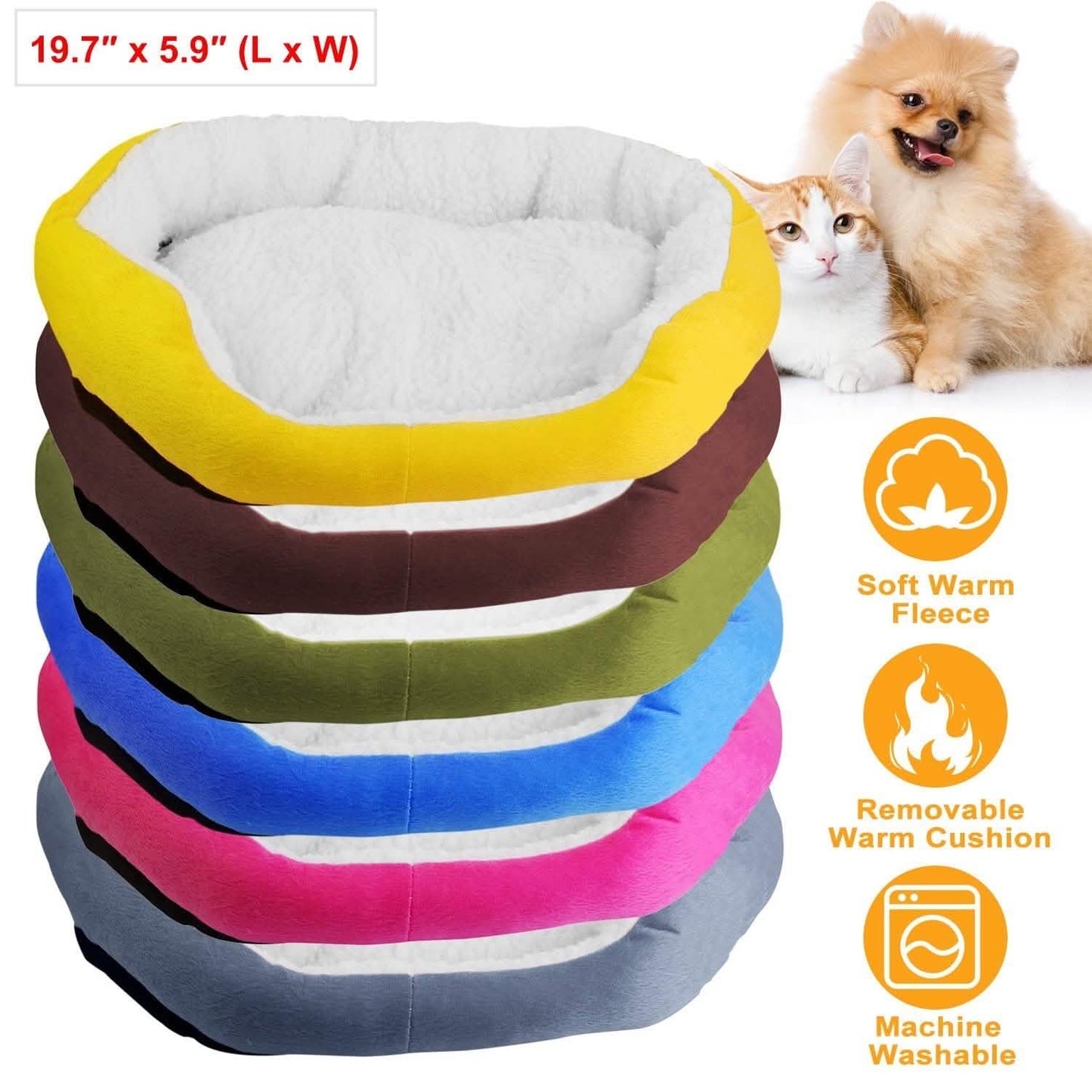 Pet Puppy Cat Soft Warm Fleece Bed DailySale
