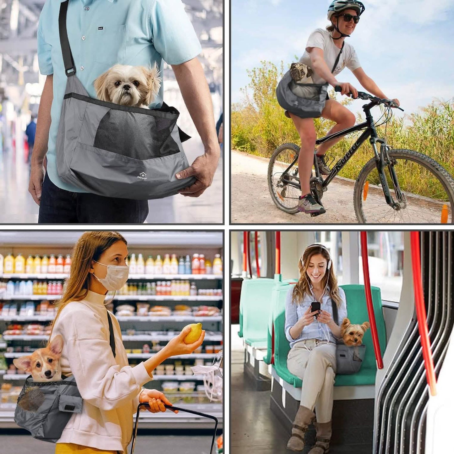 Pet Sling Carrier Travel Bag DailySale