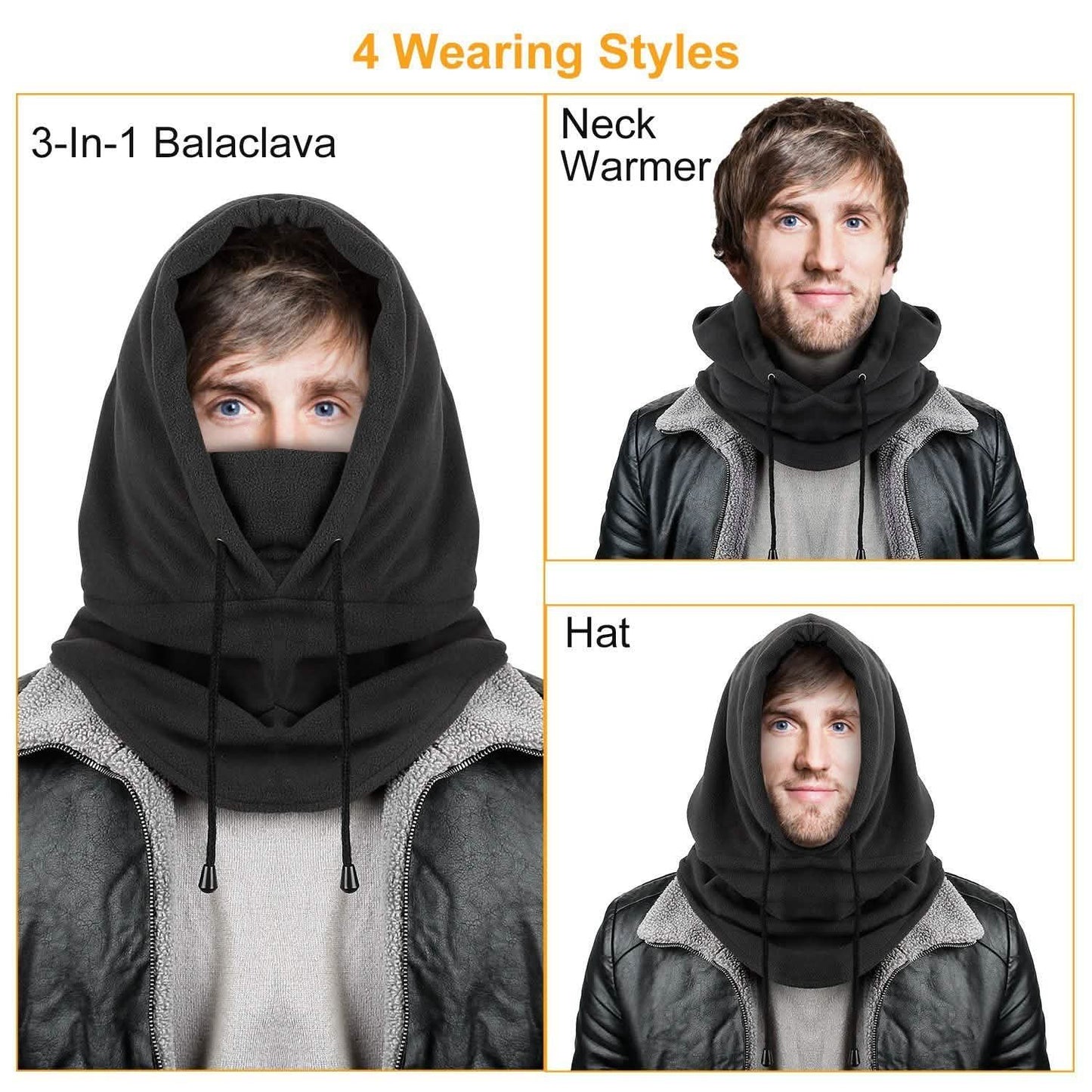 Polar Fleece Ski Mask Winter Thermal Balaclava Hat DailySale