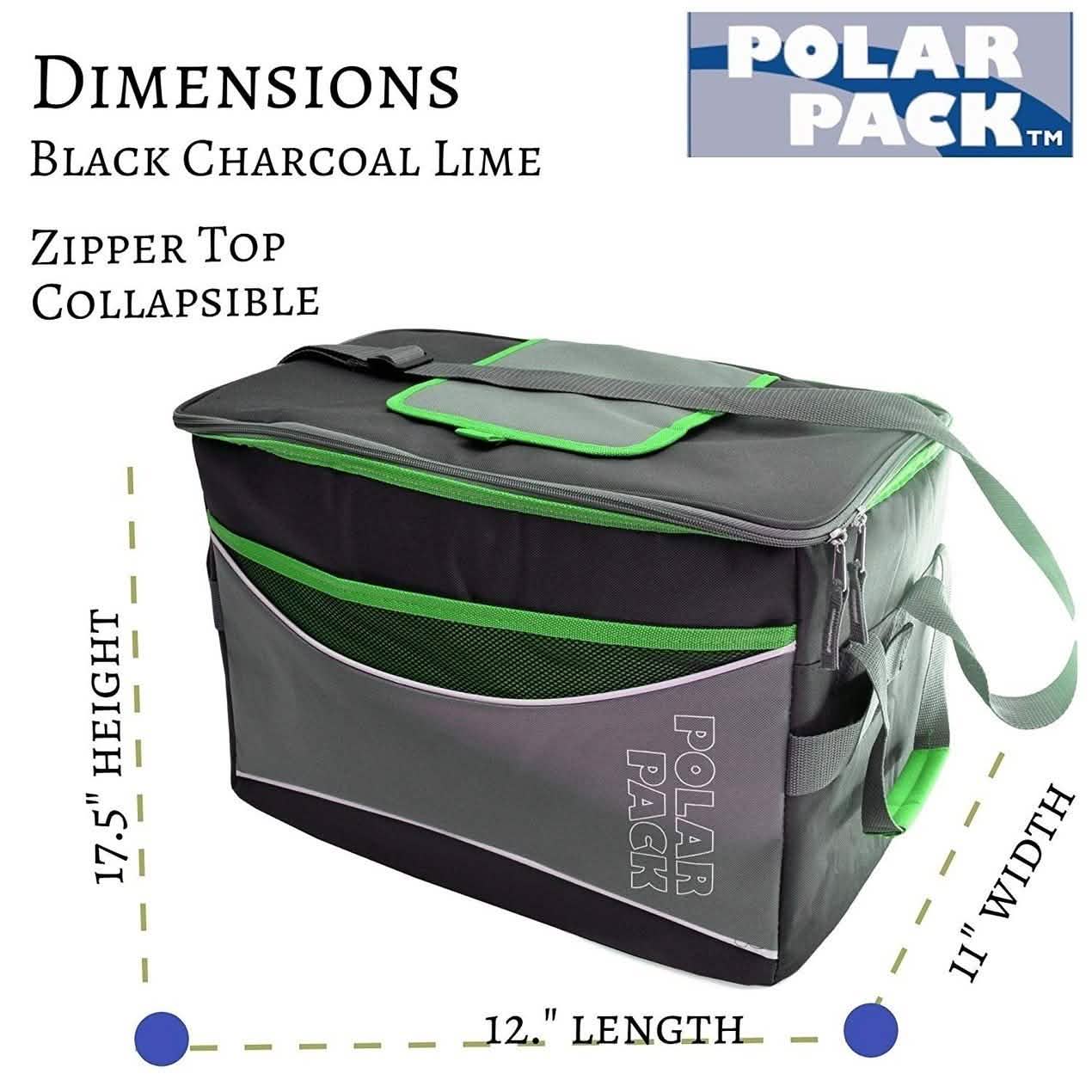 Polar Pack Extra Large 48 Can Insulated Collapsible Cooler Bag - Assorted Colors DailySale