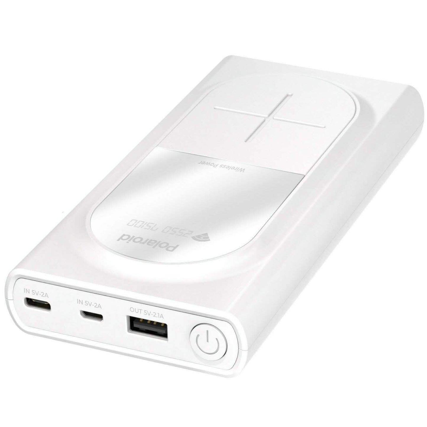 Polaroid Portable Wireless Power Bank - 10000mAh, USB Charging, Digital Display DailySale
