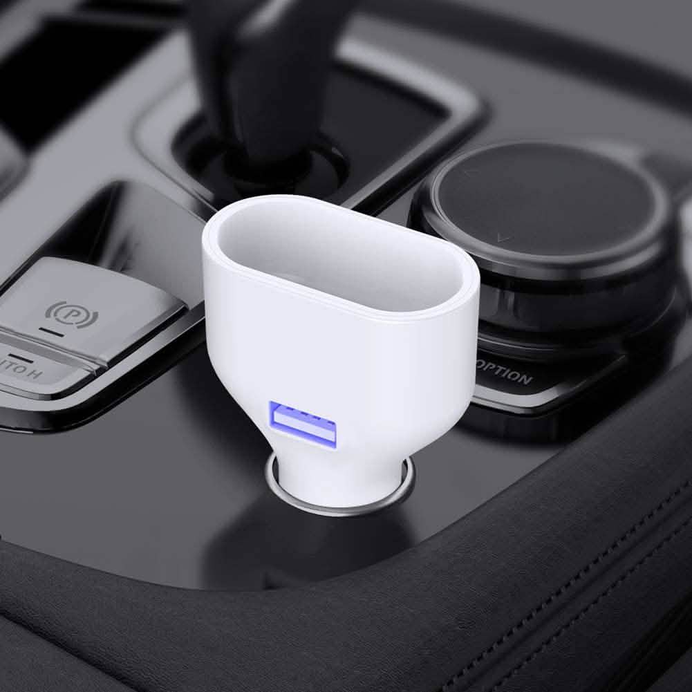 Poleet Car Charger With Charging Adapter for AirPods 1 and 2 DailySale