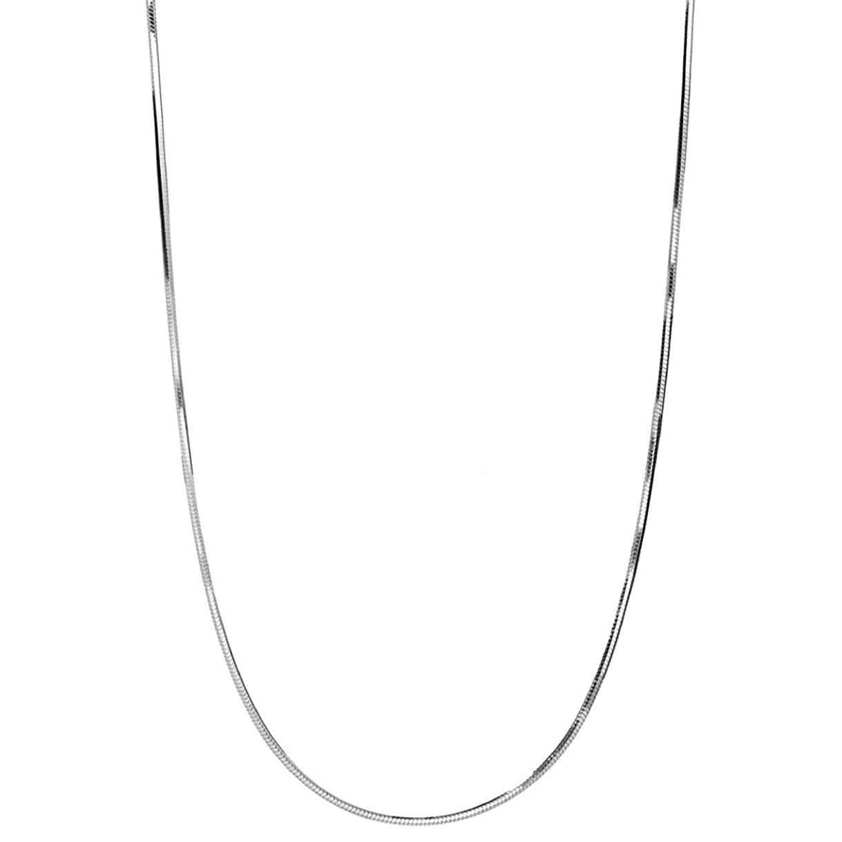 Pori Jewelers .925 Sterling Silver .7MM Magic 8 Sided Italian Snake Chain DailySale