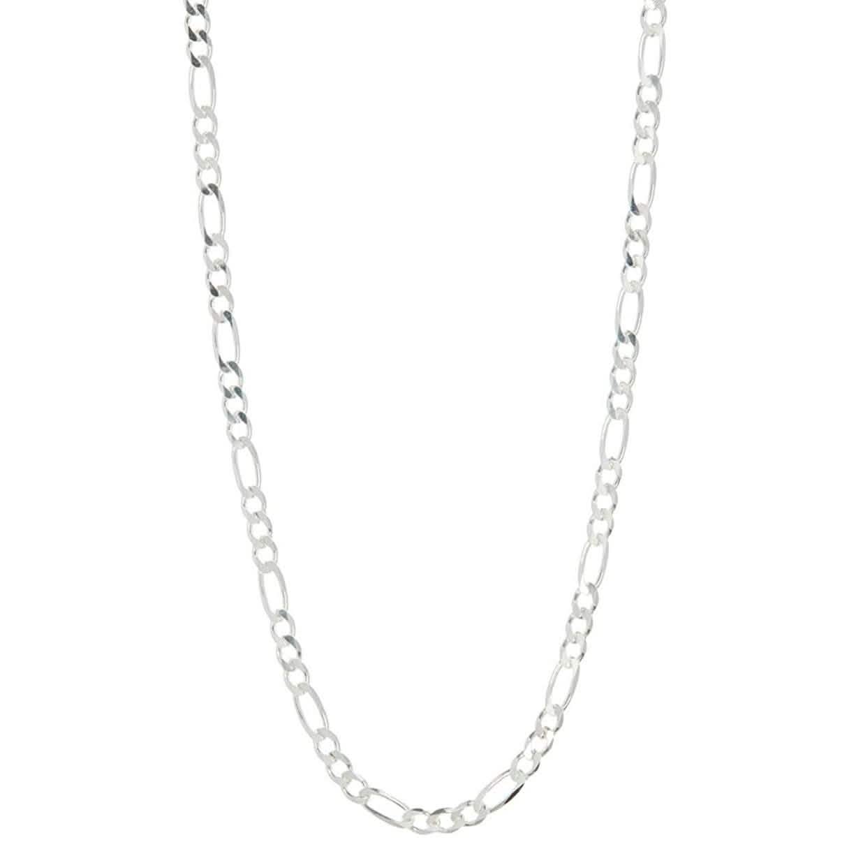 Pori Jewelers 925 Sterling Silver Figaro Chain Necklace DailySale