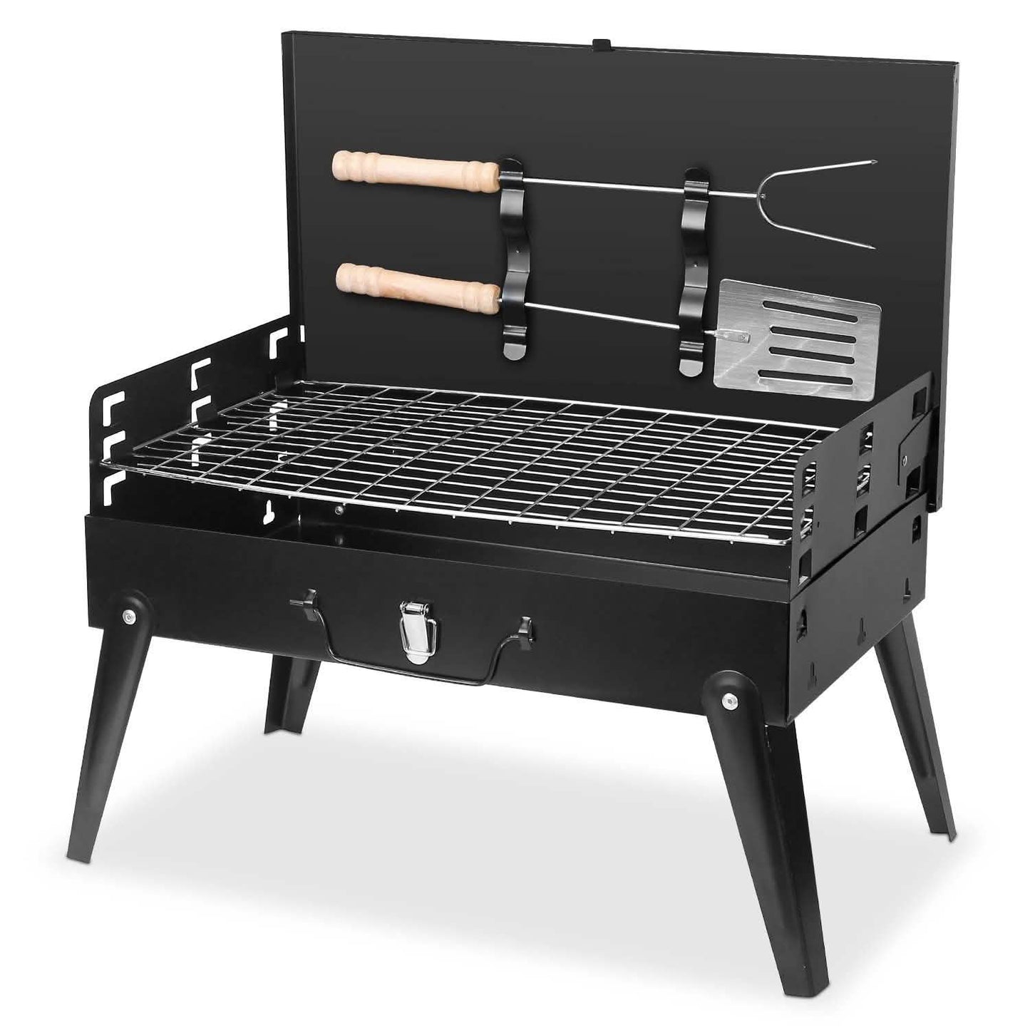 Portable Charcoal Grill Foldable BBQ Suitcase DailySale