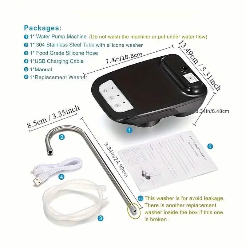 Portable Electric Smart Water Dispenser for 5 Gallon Bottles DailySale