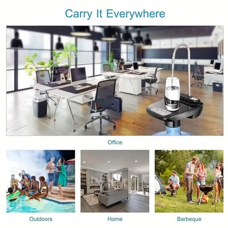 Portable Electric Smart Water Dispenser for 5 Gallon Bottles DailySale