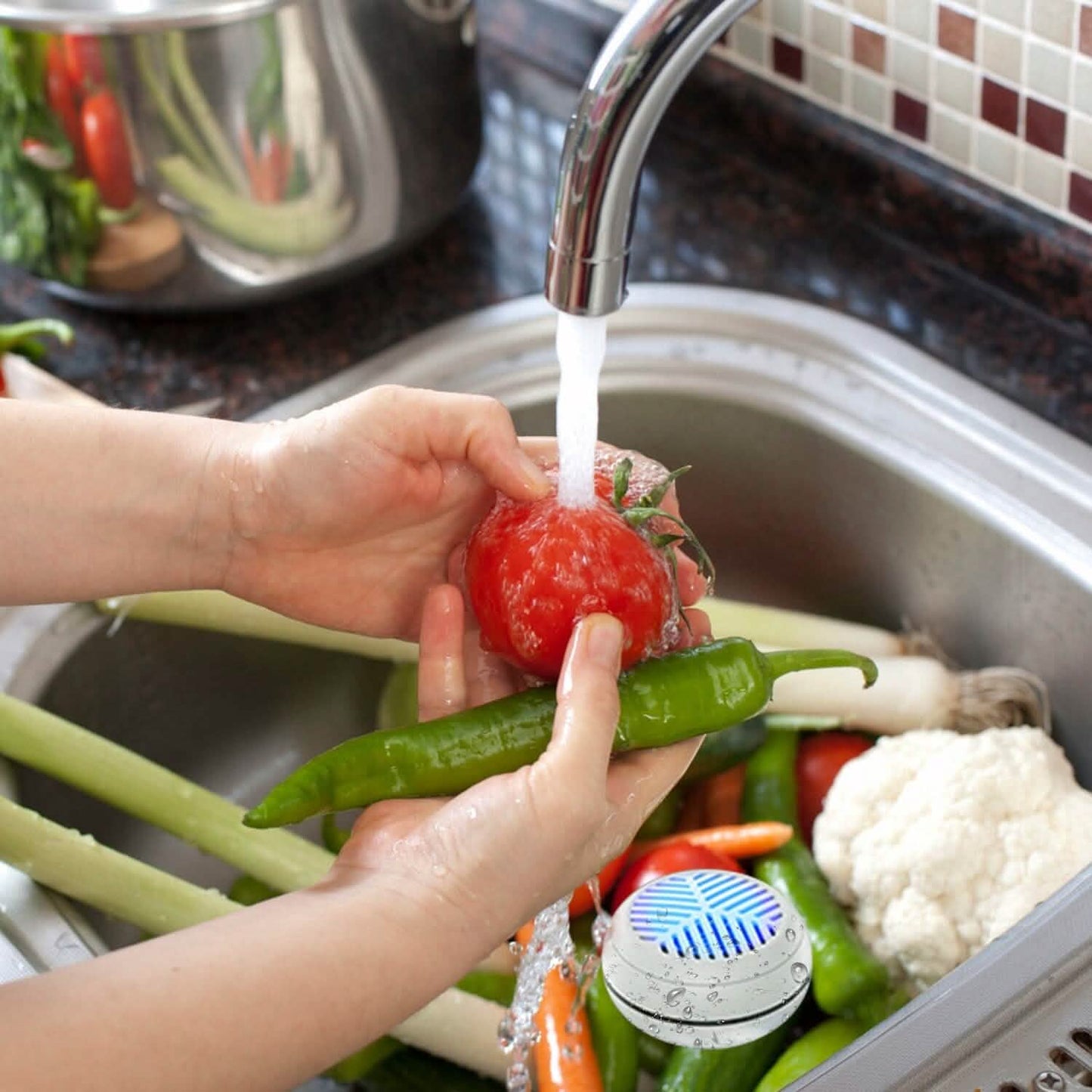 Portable Fruit Vegetable Washing Machine IPX7 Waterproof Rechargeable Fruit Cleaner DailySale