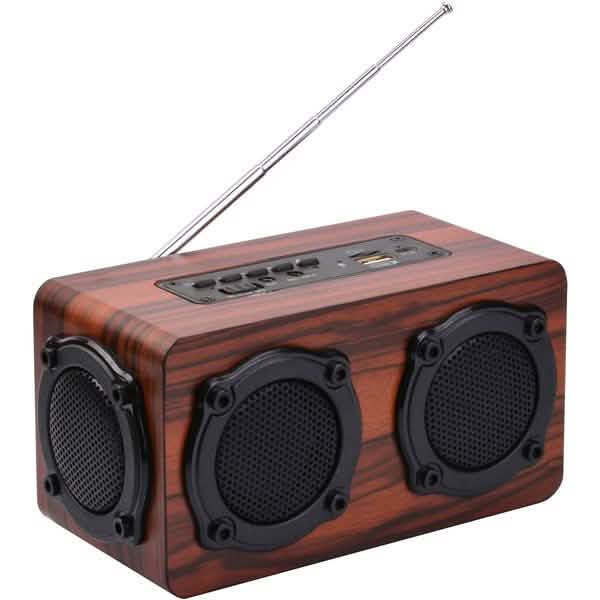 Portable Retro Wooden Wireless Bluetooth 4.2 Speaker DailySale