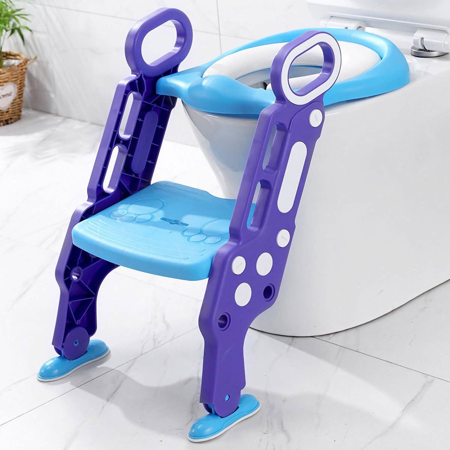 Potty Training Toilet Seat with Steps DailySale