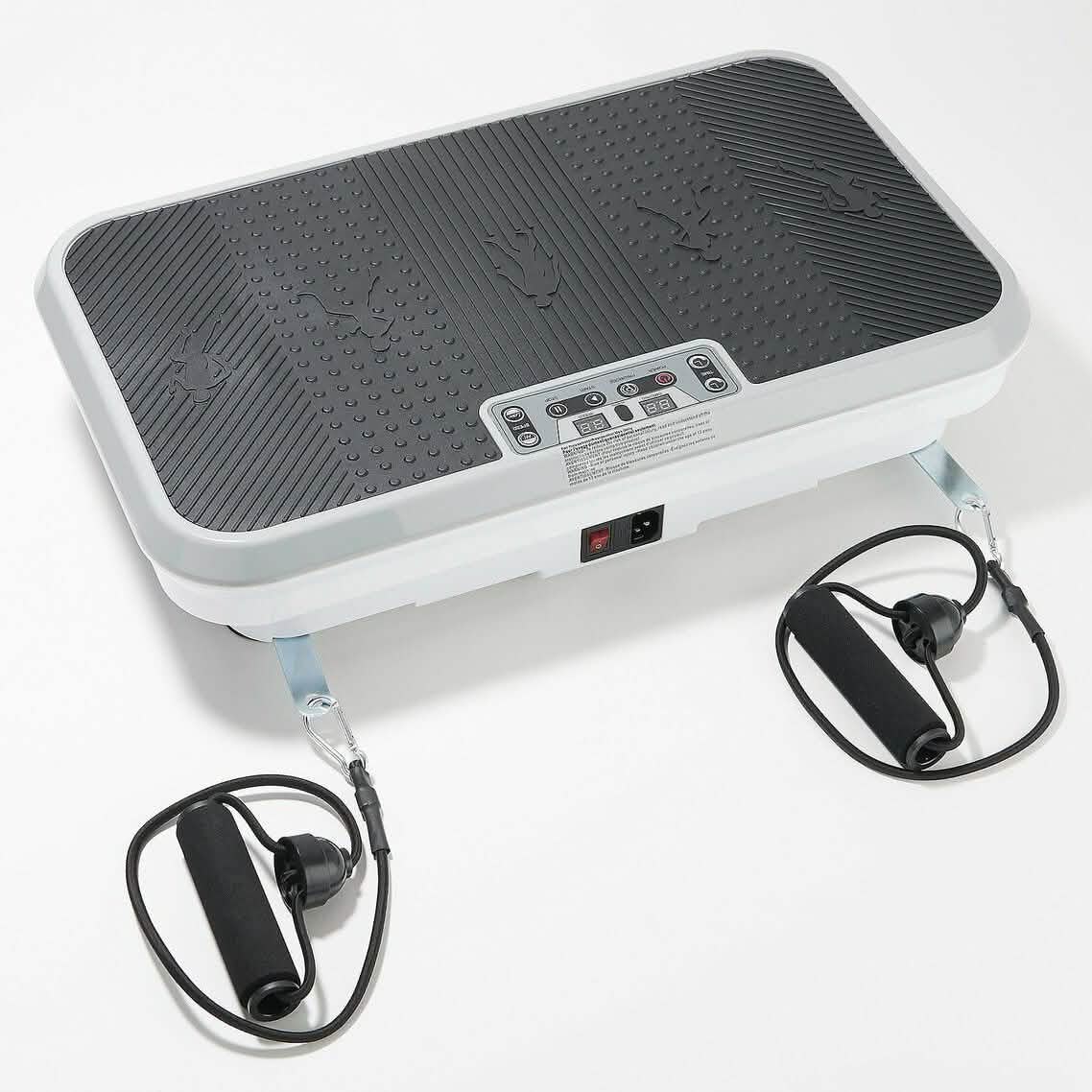 PowerFit Elite Vibration Platform with Exercise Bands and Mat (Refurbished) DailySale