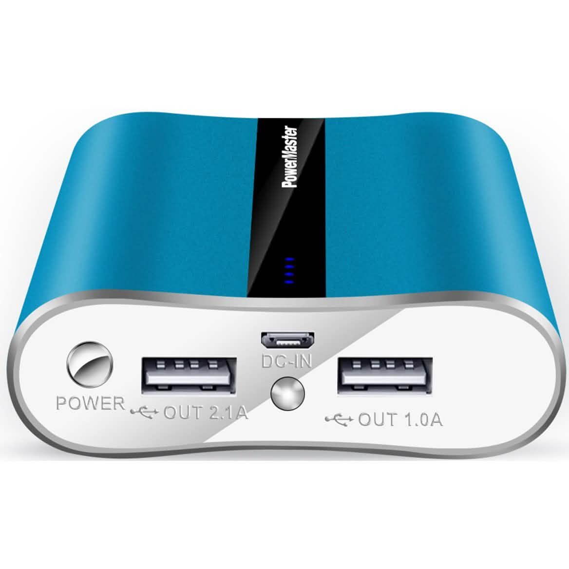 Powermaster 12000mAh Portable Charger with Dual USB Ports 3.1A Output DailySale