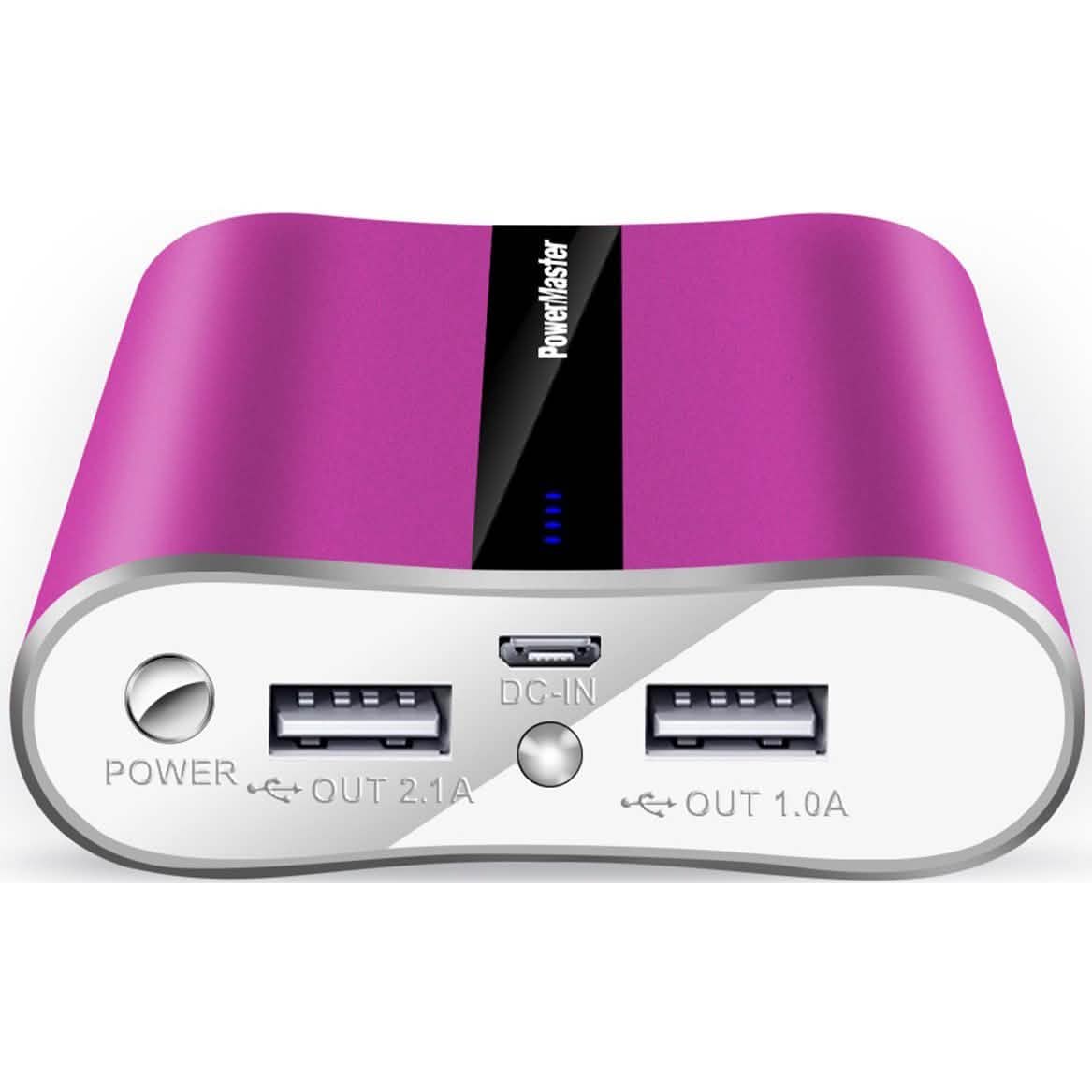 Powermaster 12000mAh Portable Charger with Dual USB Ports 3.1A Output DailySale