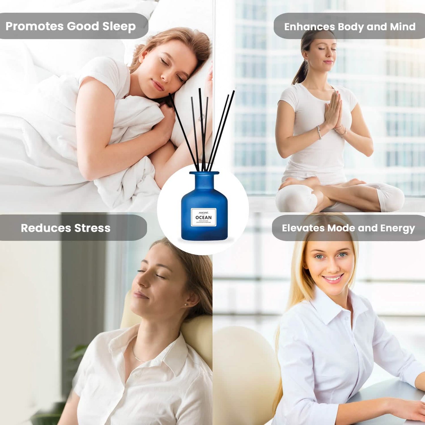 Premium Reed Diffusers And Air Freshener For Aesthetic Home Decor DailySale